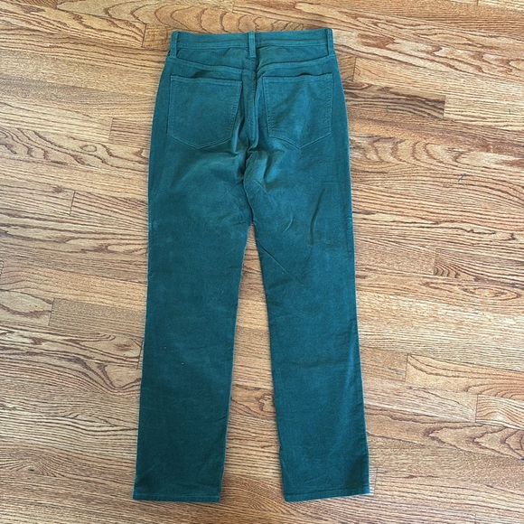 J. CREW Green Corduroy’s Straight leg Woman’s Sz 6 Hunter Green EXC CONDITION - Picture 4 of 5